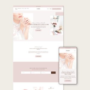 Paris Squarespace template