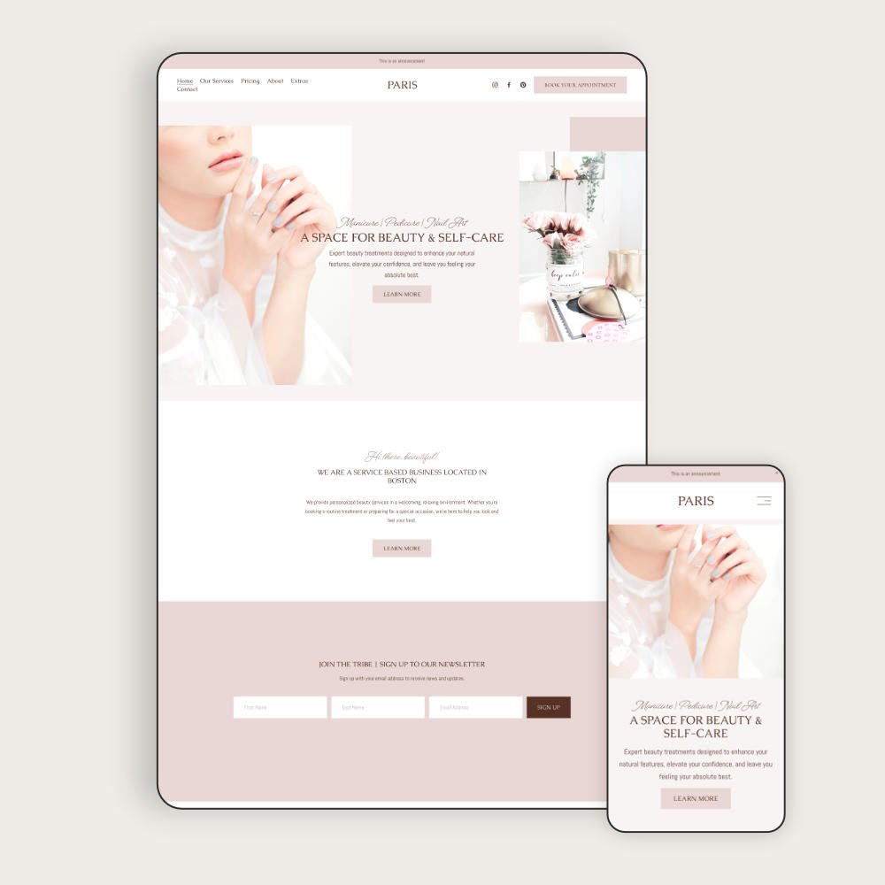 squarespace-template-beauty-salon-2 Paris Squarespace template