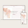 Paris Squarespace website template for beauty salons and aestheticians