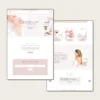 Paris Squarespace website template for beauty salons and aestheticians