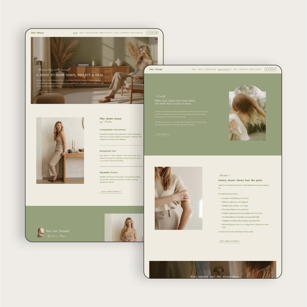 squarespace-template-therapist-3 Daisy Squarespace template